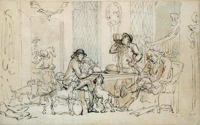 Breakfast before the Hunt, c.1785-90 by Thomas Rowlandson